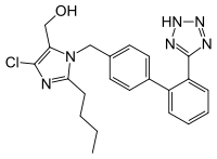 لوزارتان (به انگلیسی: Losartan)‏